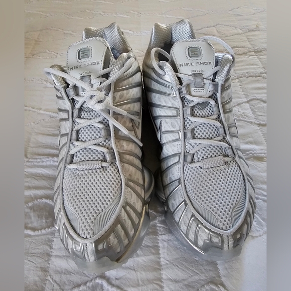Nike Shox TL 'Metallic Silver' AR3566-003 Women's Size 7.5 - Picture 8 of 12